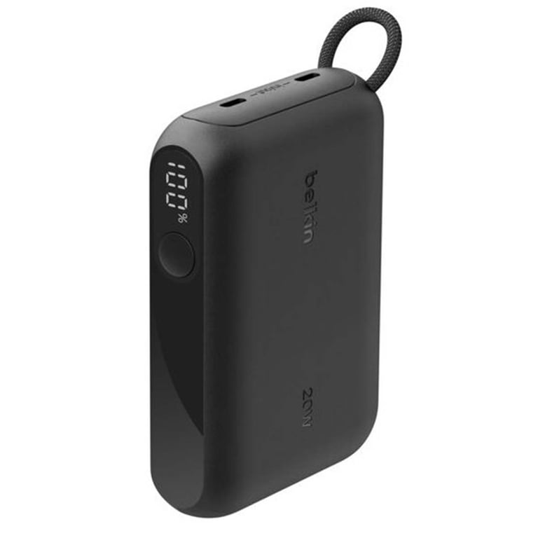 Powerbank 10000mAh 2 Ports USB-C Power Delivery 20W BoostCharge avec Câble USB-C Noir - Neuf