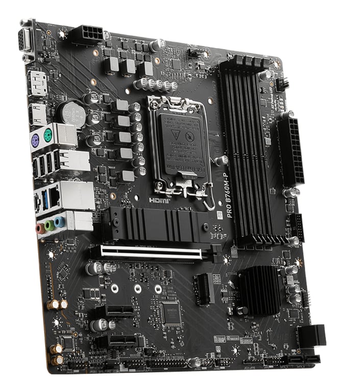 MSI PRO B760M-P carte mère Intel B760 LGA 1700 micro ATX - Neuf