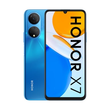 Honor X7 17,1 cm (6.74'') Double SIM Android 11 4G USB Type-C 4 Go 128 Go 5000 mAh Bleu