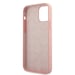 Guess Custodia rigida in silicone vintage per iPhone 12/12 Pro 6,1' Rosa