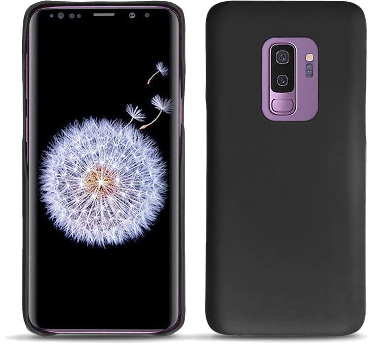 Coque cuir Samsung Galaxy S9+ - Coque arrièreNoir