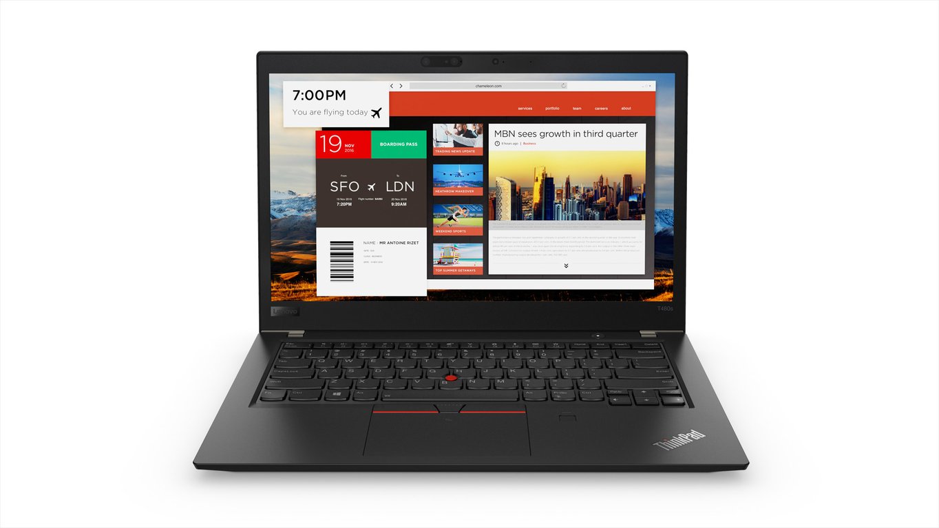 Lenovo ThinkPad T480s Intel® Core™ i5 de 8e génération 1 60 GHz 35 6 cm 14 1920 x 1080 pixels 8 Go - vue 2