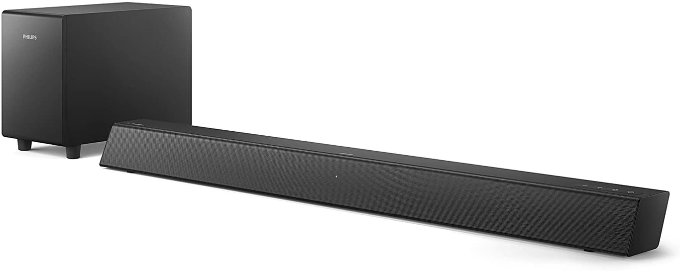 B5305/12 Barre de Son TV Bluetooth avec Caisson de Basse sans Fil (2.1 Canaux, 70 W, Bluetooth, HDMI Arc, Design Géométrique avec Support de Fixation Murale) - Modèle 2020/2021 - Neuf
