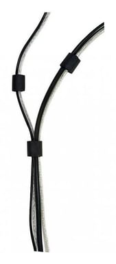 R-Go Tools RGOVLCT10 organizador de cables Escritorio Soporte de sujeción de cables Negro 10 pieza(s)