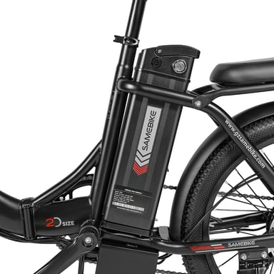Vélo électrique pliable SAMEBIKE CY20, vélo électrique de banlieue 20'' pour adultes, moteur 350 W, batterie 36 V 12 Ah