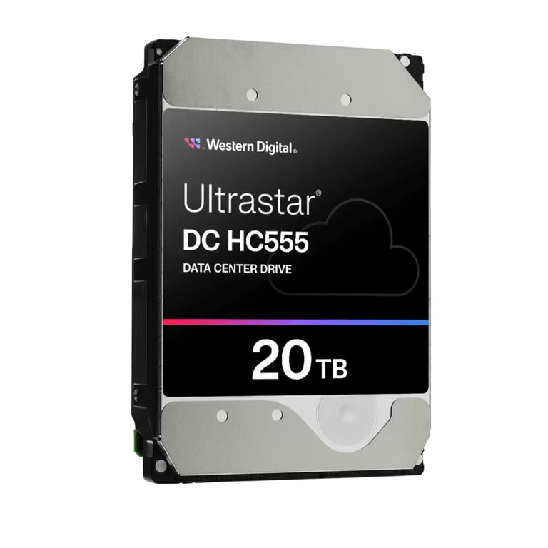 Western Digital Ultrastar DC HC555 disque dur 20 To 7200 trmin 512 Mo 3.5 SAS3 Neuf - vue 2