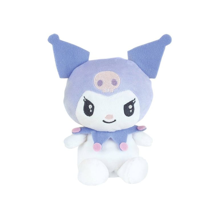 Peluche JEMINI Kuromi Kid'Collect 13 cm Collectible Douce et Lavable Lavande/Blanc - Neuf