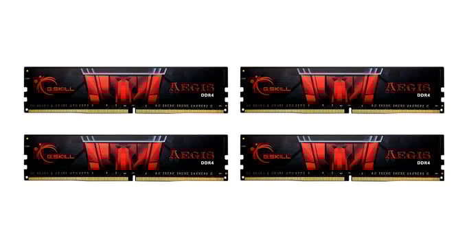 G.Skill Aegis F4-3200C16Q-64GIS módulo de memoria 64 GB 4 x 16 GB DDR4