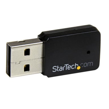 Adaptador de red inalámbrica mini USB 2.0 de doble banda AC600 de StarTech.com - dongle USB WiFi 802.11ac 1T1R (USB433WACDB)