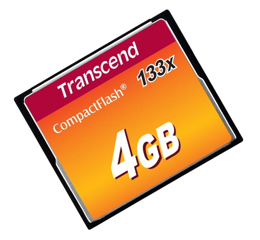 Transcend TS4GCF133 mémoire flash 4 Go CompactFlash MLC Neuf - vue 3