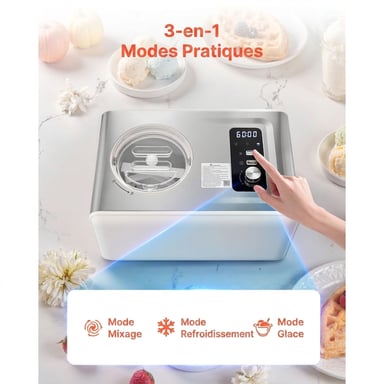 Roline Turbine à Glace Compresseur 2L Automatique 3 Modes