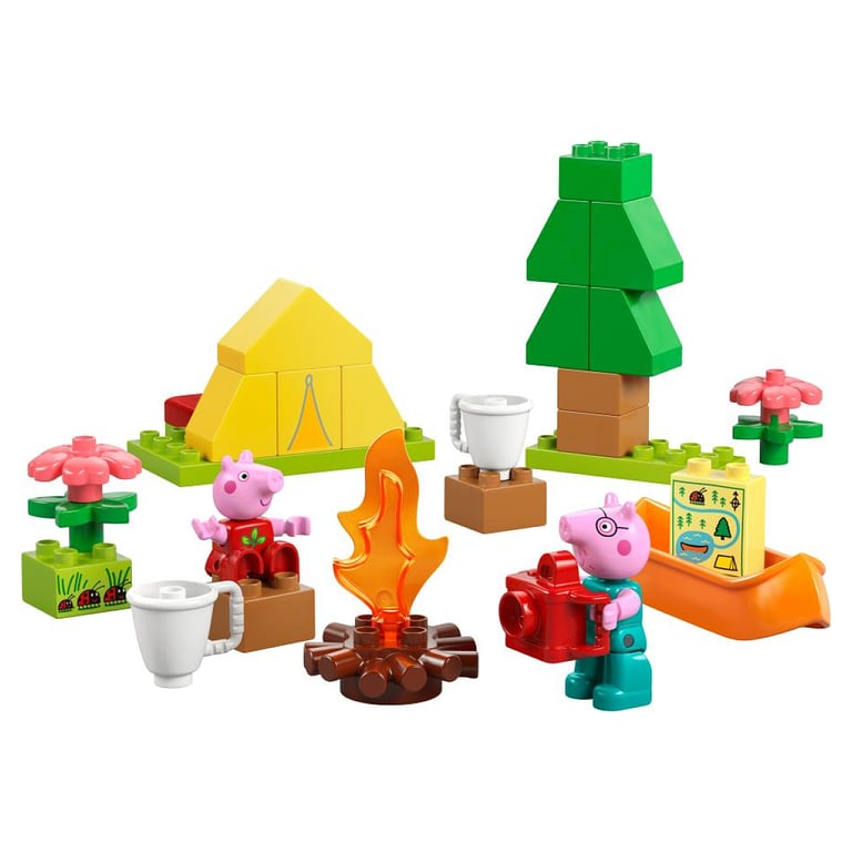 Set de Construction LEGO DUPLO Peppa Pig : Les Vacances au Camping 10452 - Neuf