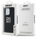 Étui DKNY pour iPhone 16 Pro Max  6.9'' noir étui rigide Liquid Silicone Metal Logo