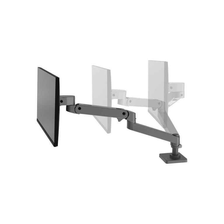 Bras moniteur Ergotron LX Pro 45-682-293 34  Réglable 10 kg Pince/Grommet Câble Gris - Neuf