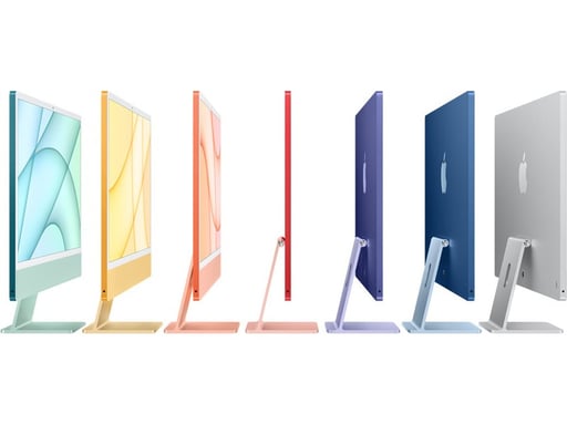 iMac 24'' Apple M1 (2021) 3,2 Ghz 256 Go SSD 8 Go Apple GPU 8, Rose - QWERTY - Spanish