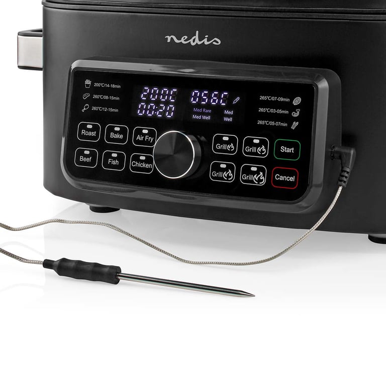 Nedis KAAFG600BK friteuse Unique 6 Autonome Friteuse d'air chaud Neuf - vue 2