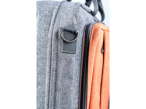 Modecom RENO 39,6 cm (15,6'') Bolsa Mensajera Gris, Naranja