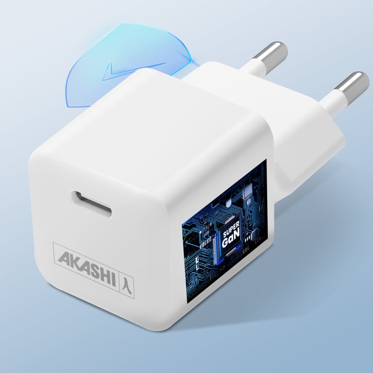 Akashi Chargeur secteur USB C Origine France Garantie - vue 8