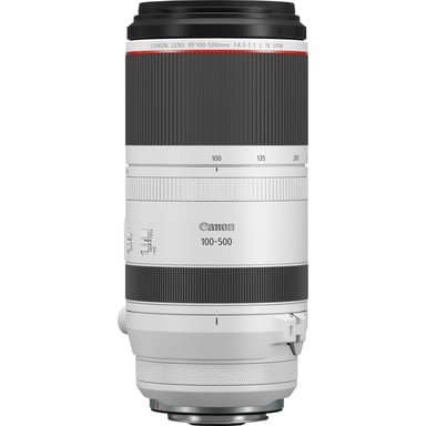 Canon RF 100-500mm F4.5-7.1L IS USM SLR Objetivo telefoto zoom Negro, Blanco