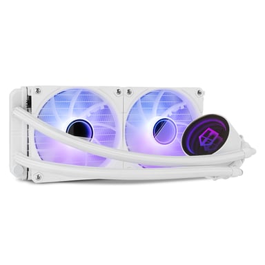 NOX Hummer M-240 ARGB Processeur Refroidisseur de liquide tout-en-un 12 cm Blanc - Neuf