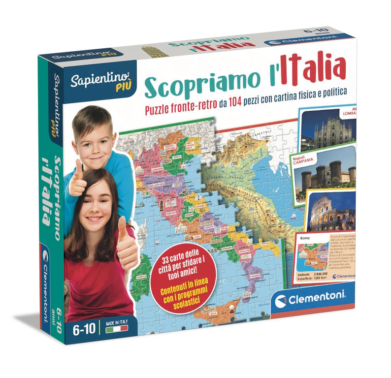Clementoni Sapientino Più Scopriamo 'italia
