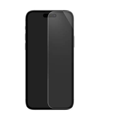 Protecteur d'écran en verre trempé de qualité supérieure (60% verre trempé recyclé) pour Apple iPhone 17 Pro, Transparent