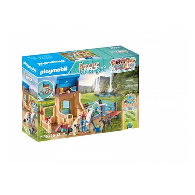 Juego Amelia y Whisper con caja para caballos y animales