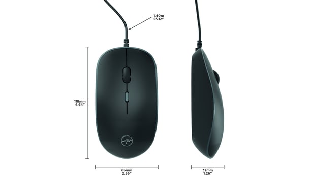 MOBILITY LAB - Souris Filaire MOUSY pour MAC / WINDOWS