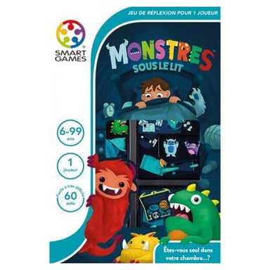 Monstruos bajo la cama - Divertido juego de puzzle para niños