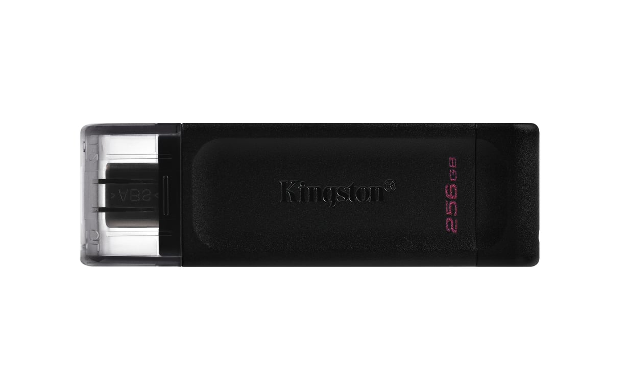 Kingston Technology DataTraveler 256Go USB-C 3.2 Gen 1 70 - Très bon état Très bon état - Kingston reconditionné disponible sur Pixmania
