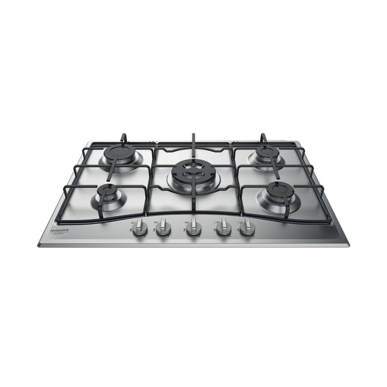 Plaque de cuisson Hotpoint PCN 752 T IX HAR Acier inoxydable 5 zones Gaz - vue 2