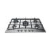 Hotpoint PCN 752 T/IX/HAR Piano cottura incassato in acciaio 75 cm gas 5 fuochi