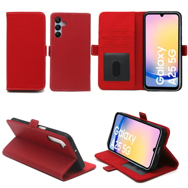 Samsung Galaxy A25 5G Etui / Housse pochette protection rouge