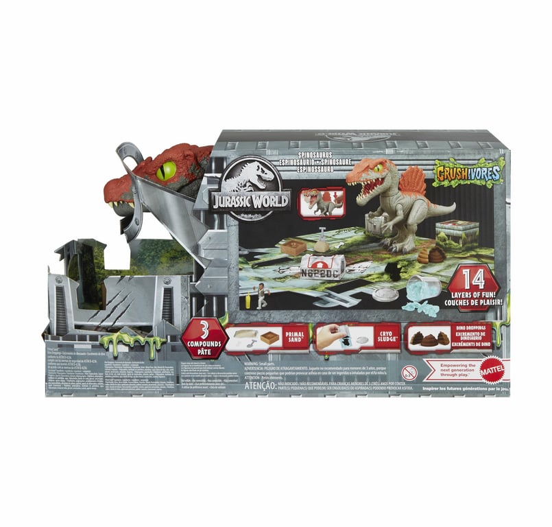 Jurassic World – Figurine Spinosaurus Démolisseur de Cage - Neuf