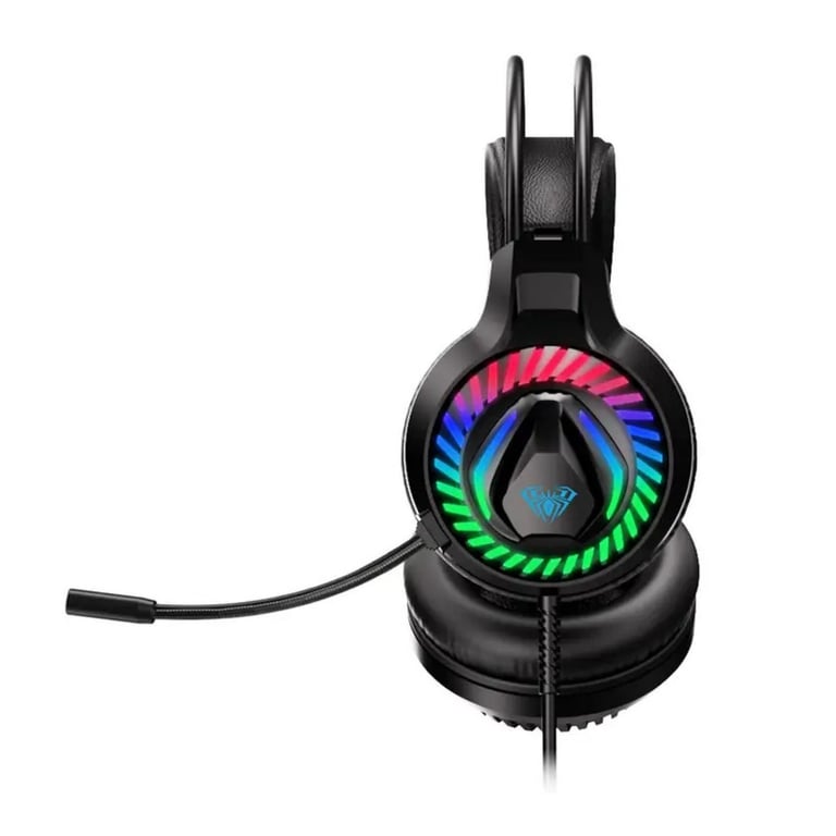 Aula S605 Casque Gaming Noise Off Pilotes 50 mm Câble 2 2x 3 5 mm audiomicro + USB RGB Led Neuf - vue 3