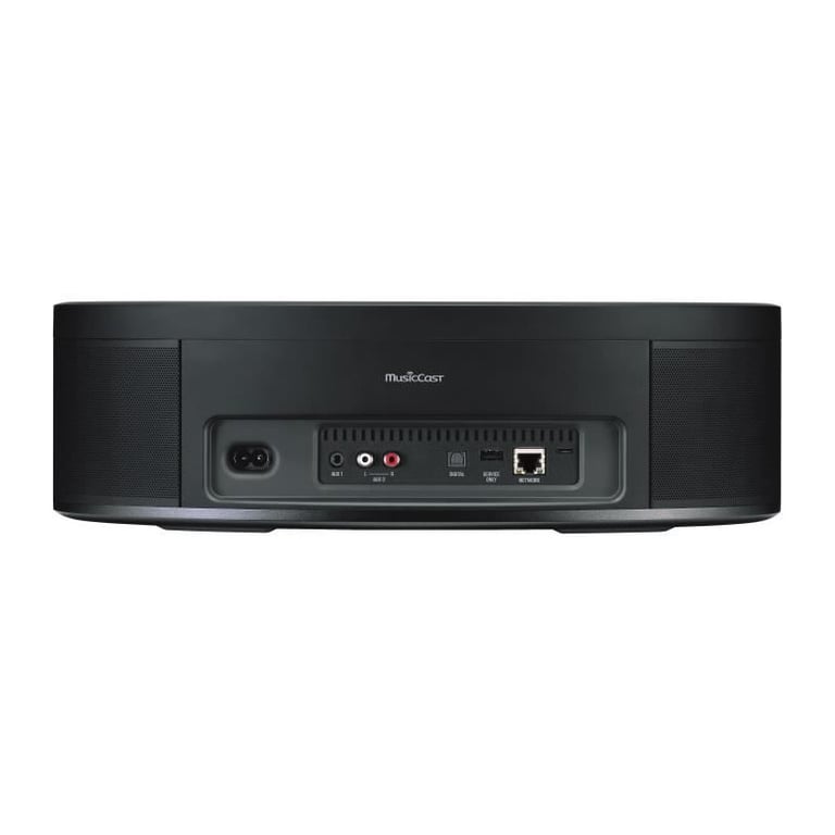 YAMAHA MusicCast 50 - WX051 - Enceinte stéréo connectée - 2x35W - Wi-fi, Bluetooth, Airplay 2 - Multiroom MusicCast - Noir