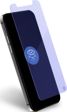 Protège écran pour iPhone 12 Pro Max Anti Lumière Bleue Verre organique + Garantie à vie Force Glass