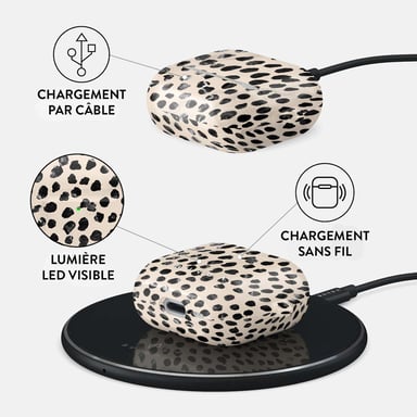 Burga L'étui rigide pour Apple AirPods 4 - Almond Latte