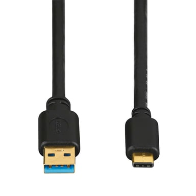 Câble USB-C, USB 3 . 1 Gen 1, mâle USB-C vers mâle USB-A, 5 Gbit/s, 1, 80 m