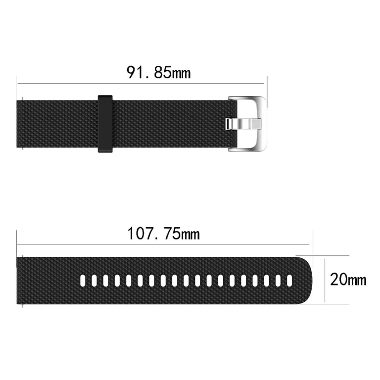 Bracelet de montre en silicone compatible avec Garmin Forerunner 245 / Neuf - vue 3