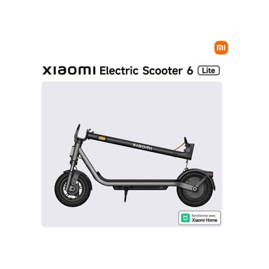 Monopattino elettrico 6 Lite 25 km/h, 300 W, 216 Wh, nero