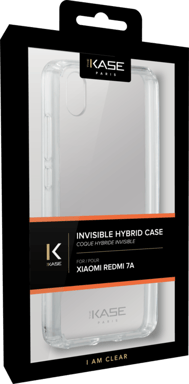 Coque hybride invisible pour Xiaomi Redmi 7A, Transparent