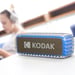 Altavoz Bluetooth Kodak - Resistente al agua IPX6, Potente sonido de 8W, Iluminación RGB, Batería de 5h de duración, Conexión Bluetooth V5.0 - Azul