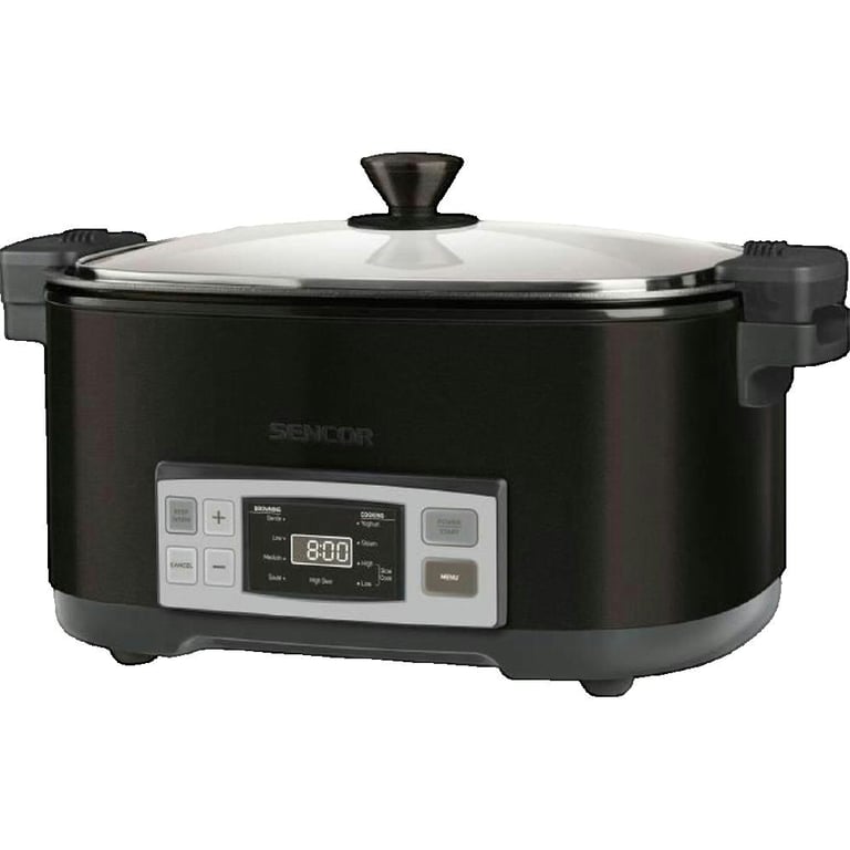 Mijoteuse SENCOR SPR 5508BK – 6 L, 1350 W, Couvercle Verre Trempé - vue 2