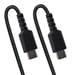 StarTech.com Cable de 50cm de Carga USB C a USB C, Cable USB Tipo C Rizado de Carga Rápida y Servicio Pesado, Cable USB 2.0 USBC, de Fibra de Aramida