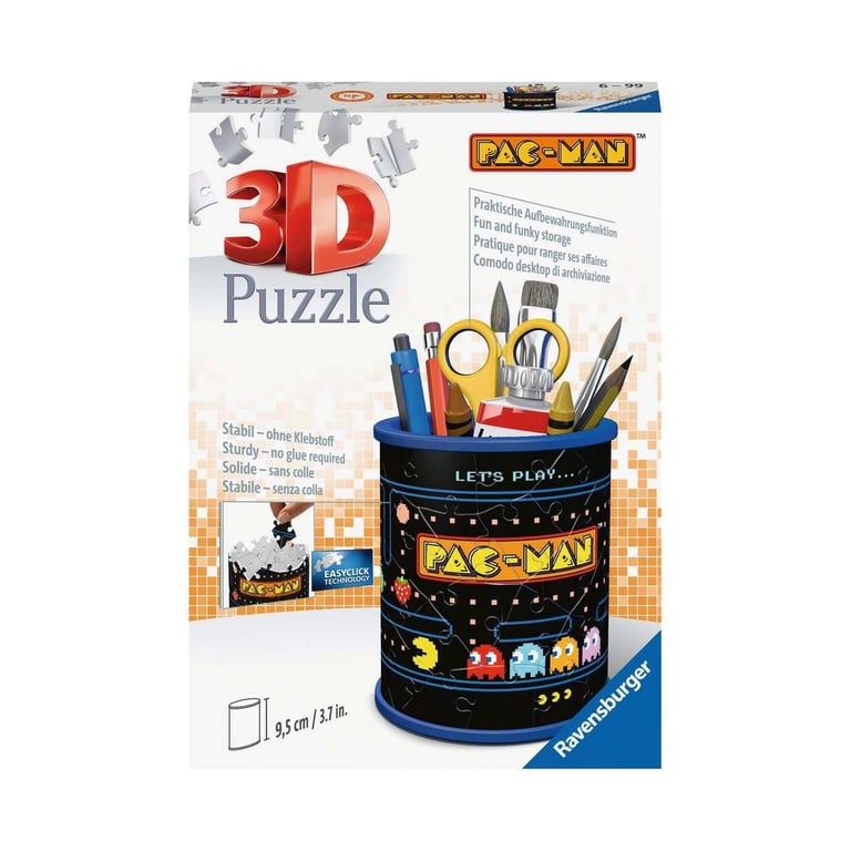 Ravensburger Puzzle 3D Pac Man pot à crayons - vue 2