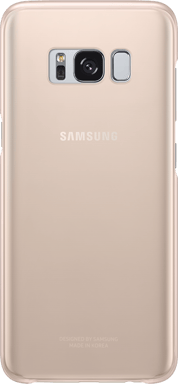 Coque souple Samsung EF-QG955CP rose transparente pour Samsung Galaxy S8 + G955