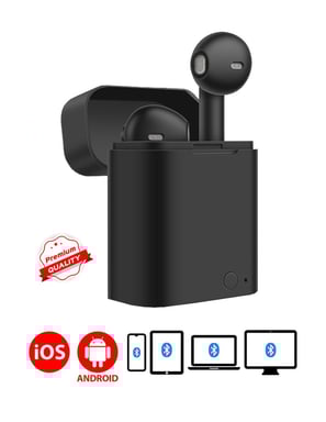 Altadif ALTBLKEARB écouteur/casque Avec fil &sans fil Ecouteurs Appels/Musique Bluetooth Noir