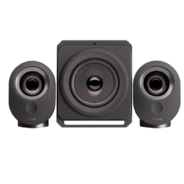 Enceintes Nilox NXAPC04 2.1 Canaux 35W – Bluetooth, Caisson de Basses