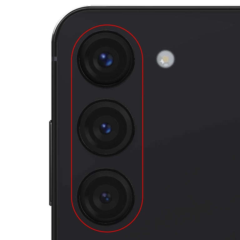 Lentille Caméra Arrière avec Châssis pour Samsung Galaxy S23 Original Noir - Neuf